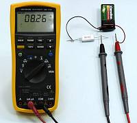 АМ-1108 Мультиметр цифровой - Измерение постоянного тока