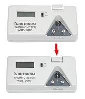 АТТ-2003 Измеритель температуры жала паяльника - Механизм подключения термодатчика