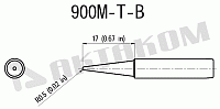 900M-T-B Наконечник - чертеж