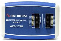 АСЕ-1748 USB/LAN модуль дискретного ввода-вывода 8-канальный - вид сверху