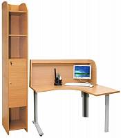 АРМ-2906 Стеллаж офисный 5 полок - Стеллаж создает эргономичную композицию рабочего места вместе со столом Актаком АРМ-6125