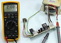 АМ-1108 Мультиметр цифровой - Измерение переменного тока