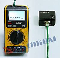 АМ-1016 Мультиметр цифровой - Тестирование сетевого кабеля (RJ45)