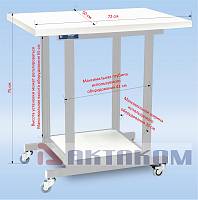 АРМ-5051-ESD Стол подкатной с антистатической столешницей - Размеры для использования