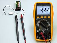 АМ-1083 Мультиметр цифровой - Измерение постоянного тока
