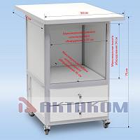 АРМ-5074 Стол подкатной с 2-мя ящиками с лицевыми панелями - Размеры для использования