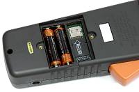 АСМ-2159 Клещи токовые - отсек для батарей и micro SD