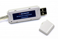 АСЕ-1023 Преобразователь интерфейсов RS-232 (TTL) - USB с гальванической развязкой - Вид сзади